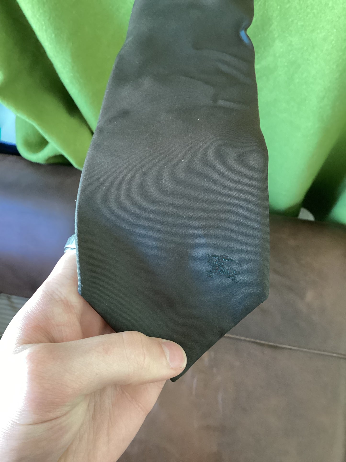 Burberry Two Tone Silk Tie