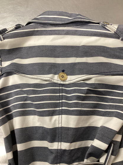 Michael Kors Blue/Red Cotton Jacket Size S