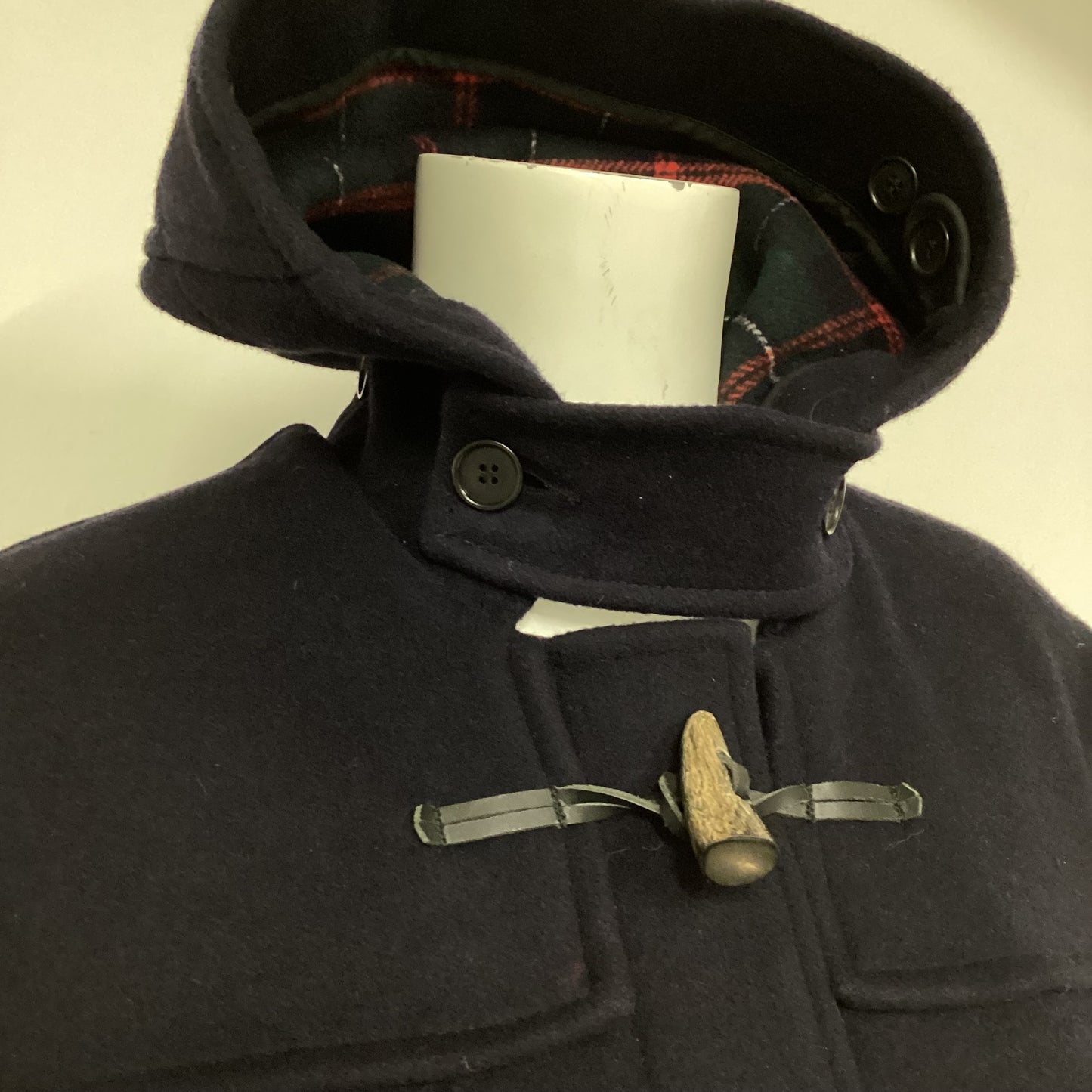 Gloverall Made In England Navy Blue Duffle Coat Size 36 (UK S)