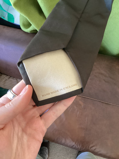 Burberry Two Tone Silk Tie