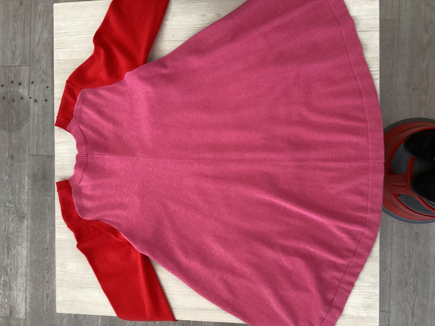 Sacai, pink and red Cardigan, Uk Medium