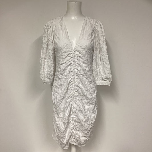 BNWT Object White Objgerda 3/4 Crinkle Dress Size 38 (UK 12)