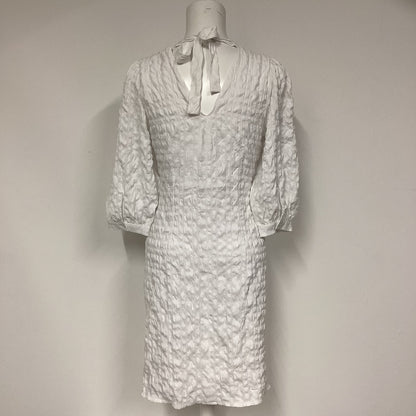 BNWT Object White Objgerda 3/4 Crinkle Dress Size 38 (UK 12)