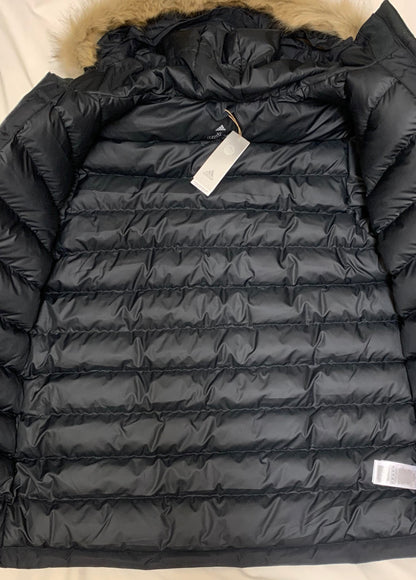 BNWT Adidas Black Hooded Parka Jacket RRP £140 Size XL