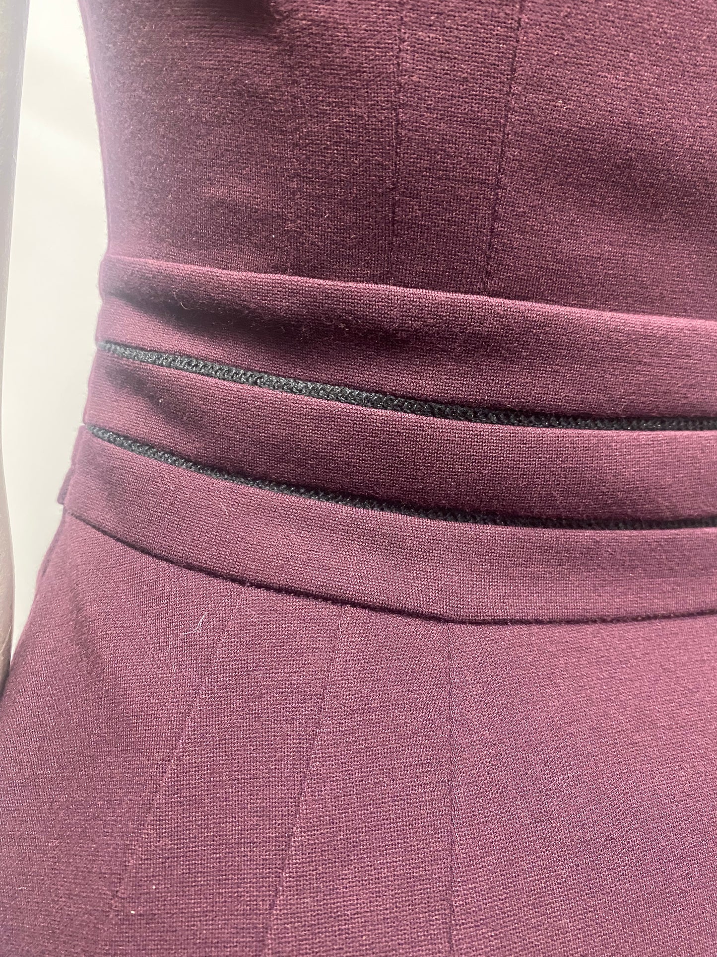 Diane Von Furstenberg Purple Sleeveless A-line Dress Small