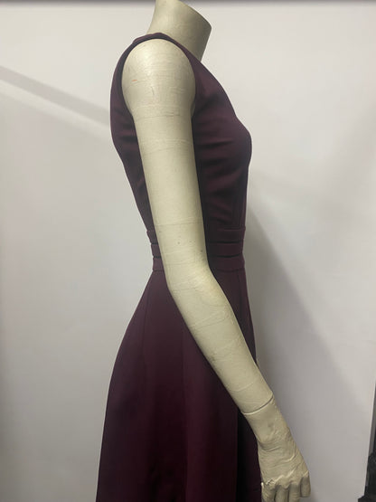 Diane Von Furstenberg Purple Sleeveless A-line Dress Small