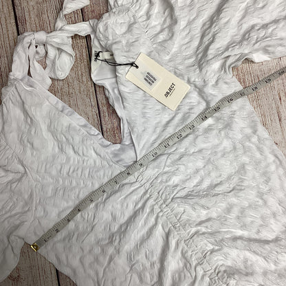 BNWT Object White Objgerda 3/4 Crinkle Dress Size 38 (UK 12)