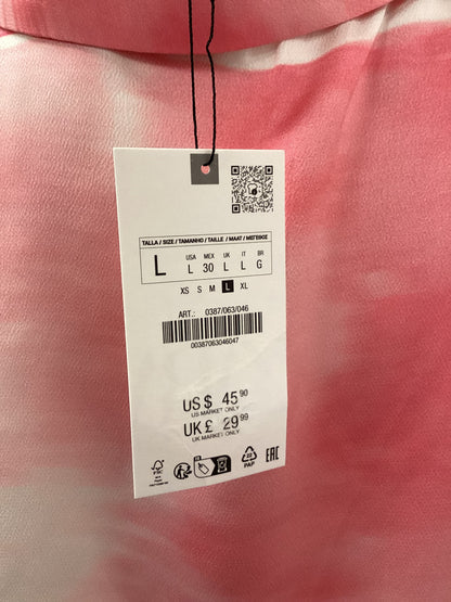 BNWT Women’s Pink Zara Blouse - Size L