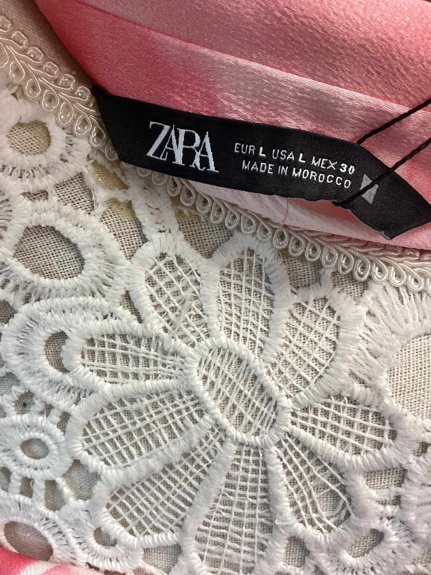 BNWT Women’s Pink Zara Blouse - Size L
