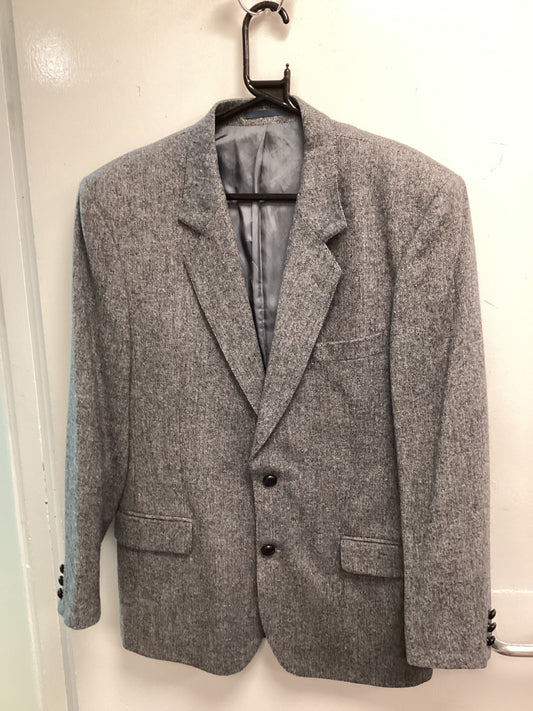 Men’s Donegal Tweed Jacket - Size 38 Grey