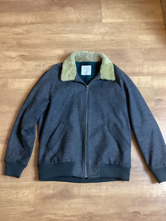 Percival Lindbergh Grey Wool Jacket Size 3