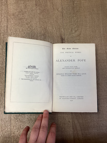 The Poetical Works of Alexander Pope, Adolphus William Ward (1911)