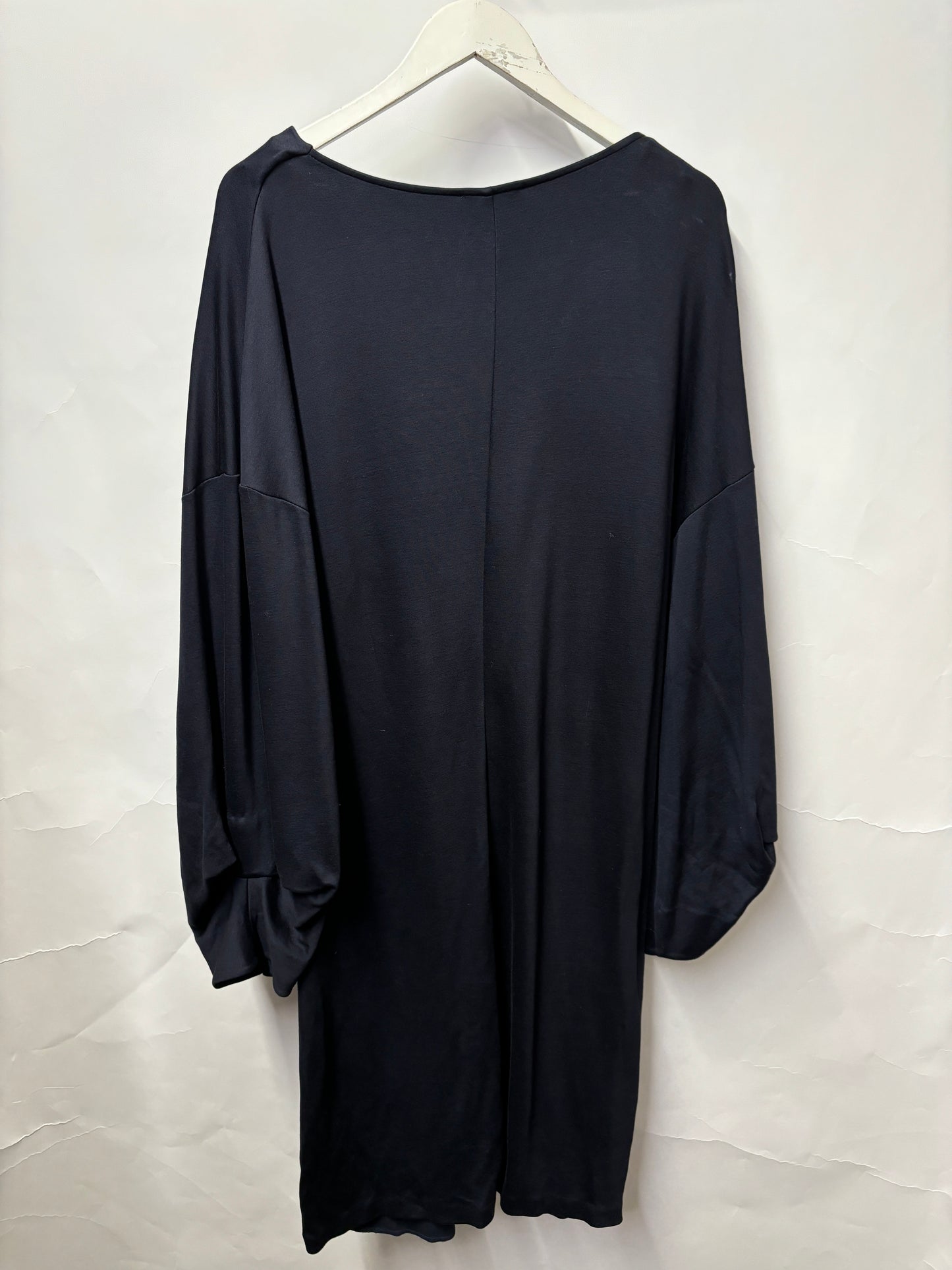 COS Navy Blue Long Sleeved Thick Smart Dress Large