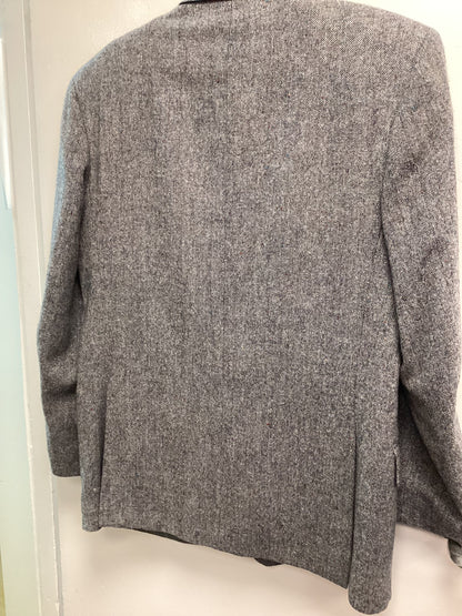 Men’s Donegal Tweed Jacket - Size 38 Grey