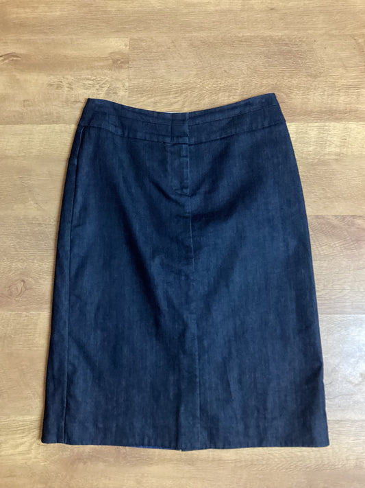 Pure Collection Blue Denim Skirt Size 14