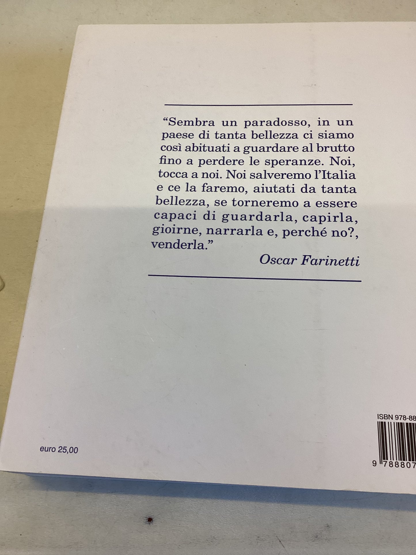 Oscar Farinetti Nel Blu