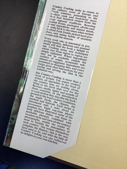 Country Cooking - Regional and Traditional Recipes from Europe and North America hardback book