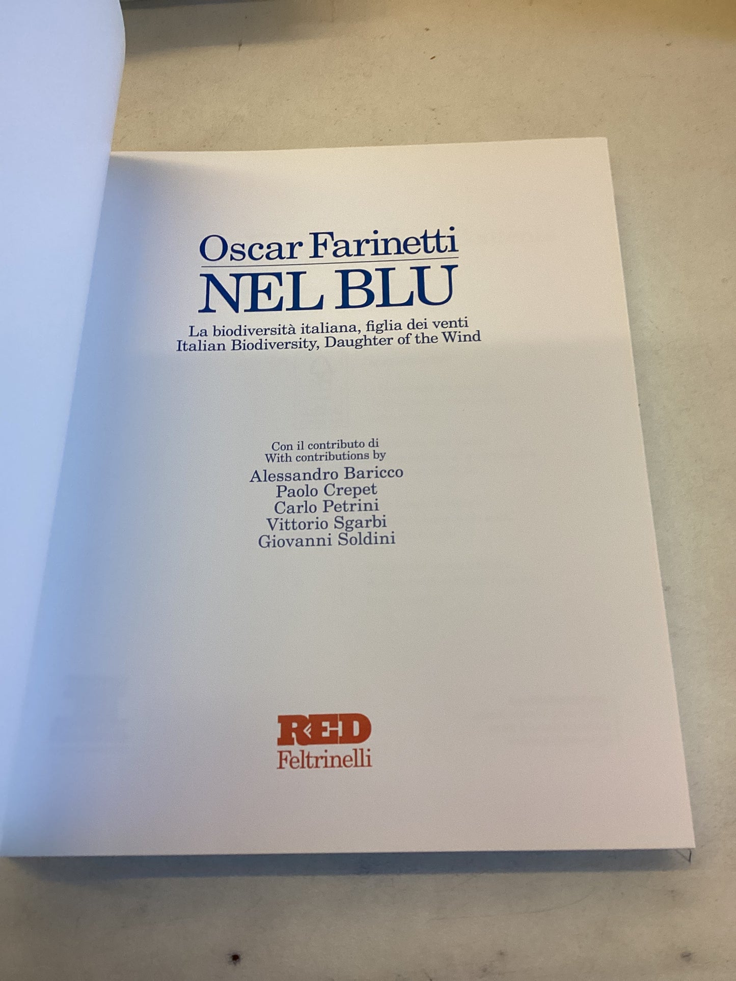 Oscar Farinetti Nel Blu