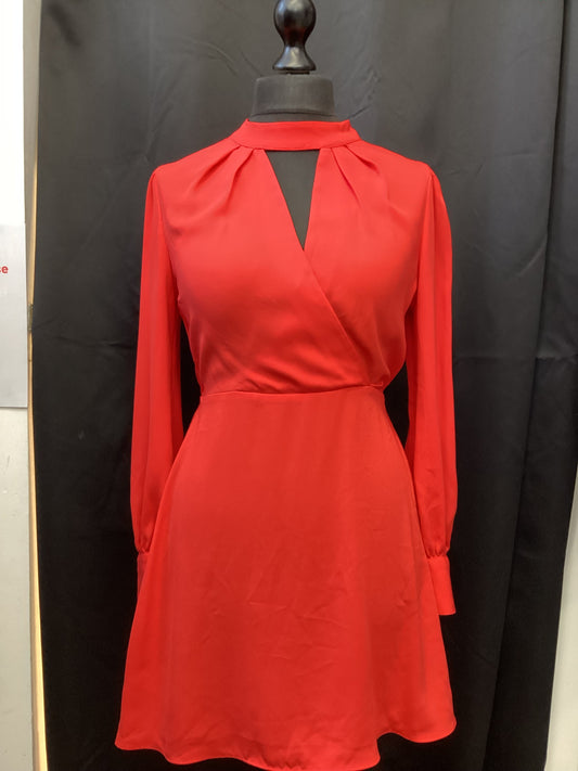 River Island Women’s Tomato Red Midi Dress size 10