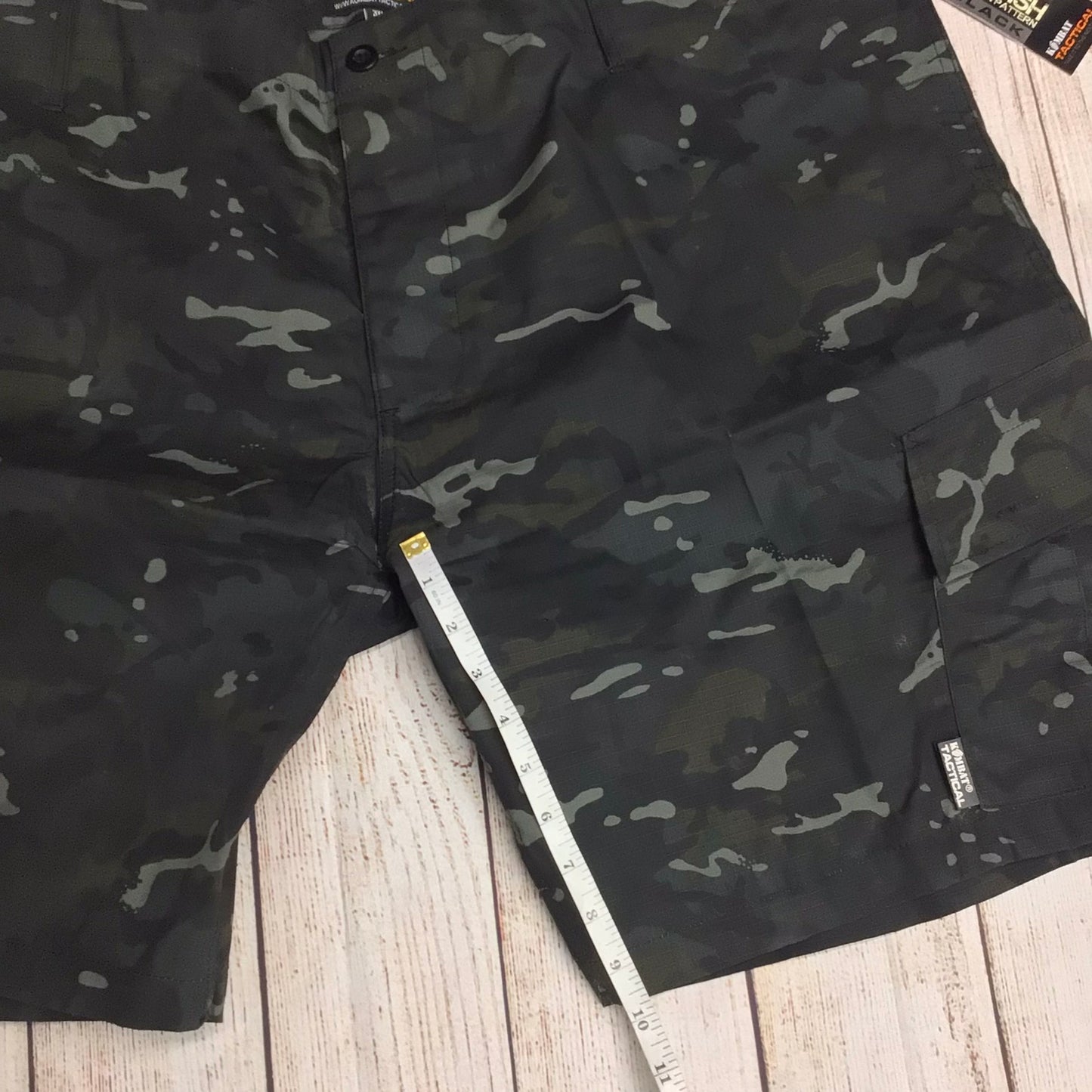 BNWT Kombat Tactical ACU Black Camo Shorts Size XXXL