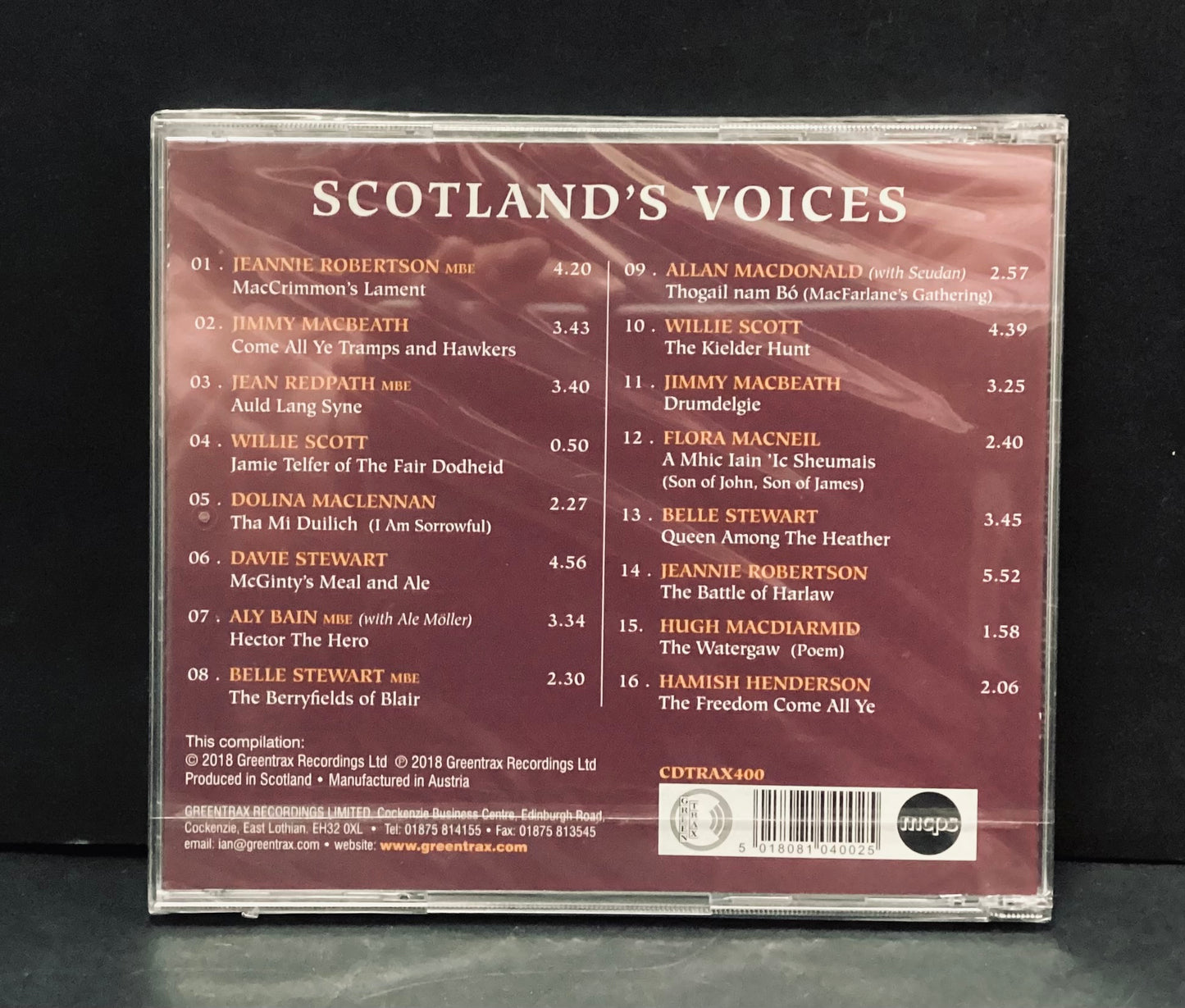 Scotland’s Voices - Various Artists - Ride on Records