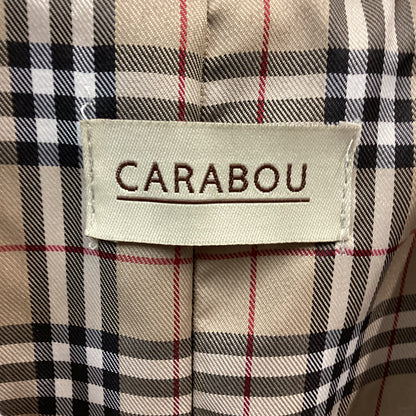 BNWT Carabou Coat Beige Tartan Lining Size L