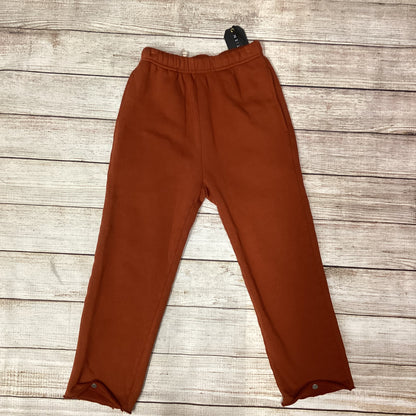 BNWT Les Tien Orange 100% Cotton Joggers Size XS