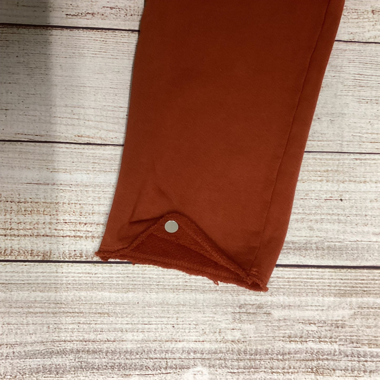 BNWT Les Tien Orange 100% Cotton Joggers Size XS