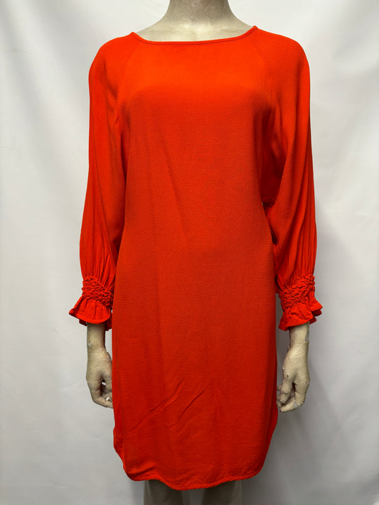 Maje Orange Straight Dress Small