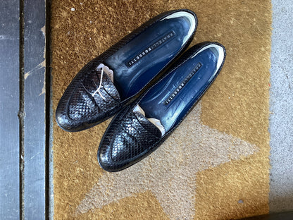 Fratelli Rossetti Black Loafers Size 39.5(6.5)