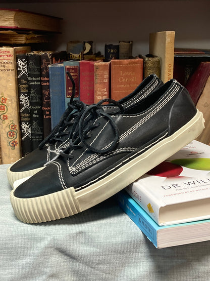 Alexander Wang Black Perry Low Top Trainers EU 39