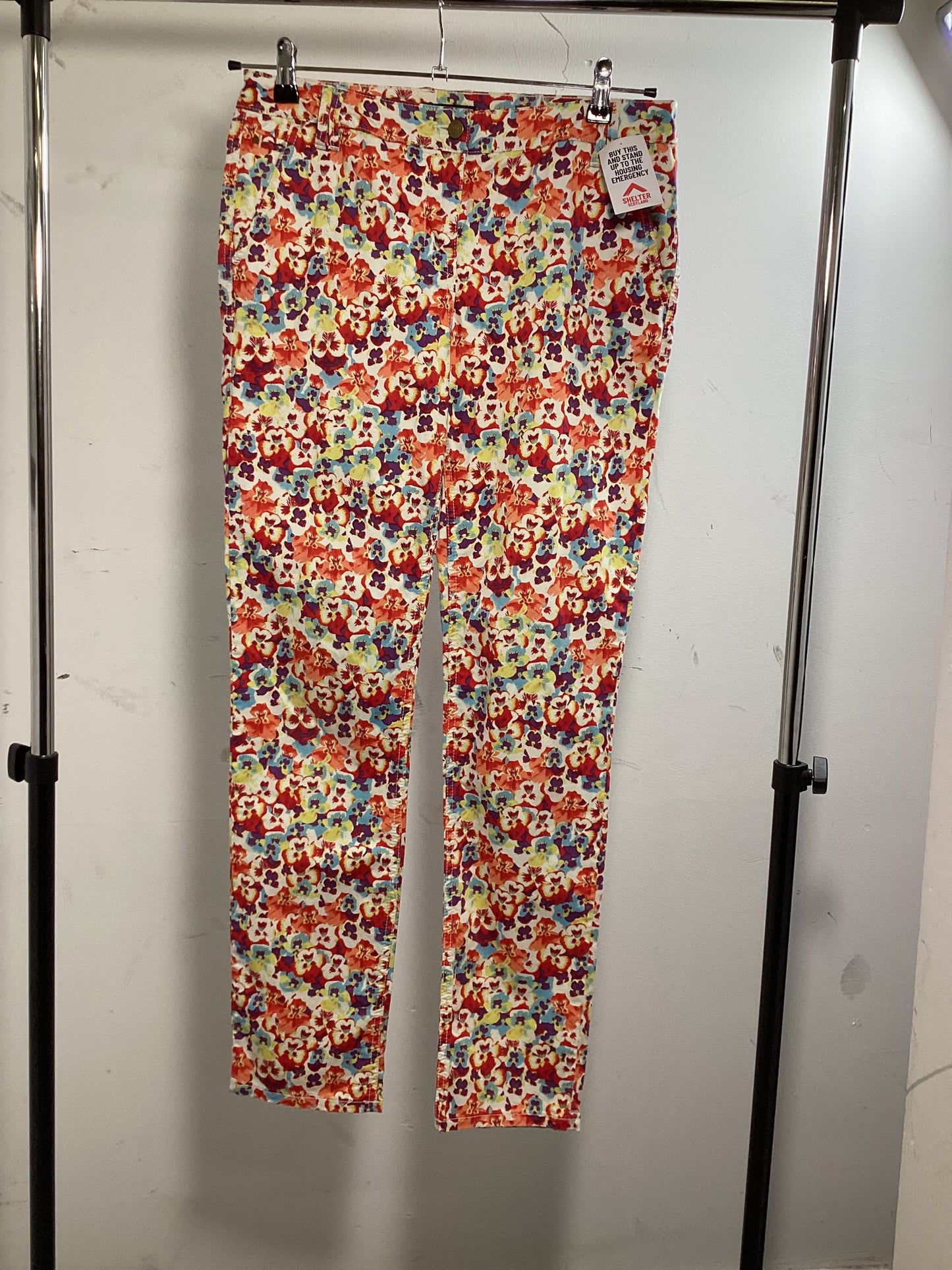 Tommy Hilfiger Floral Jeans Size 8