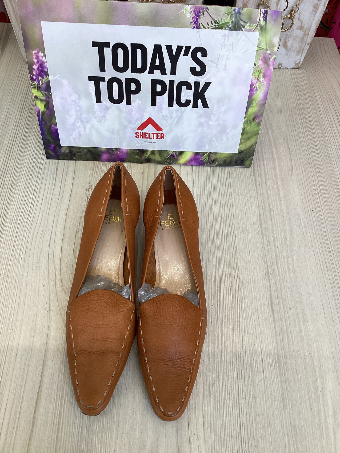 Fendi Tan Heels Size37(4)