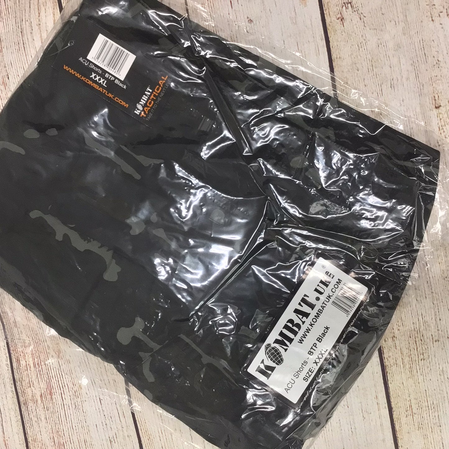 BNWT Kombat Tactical ACU Black Camo Shorts Size XXXL