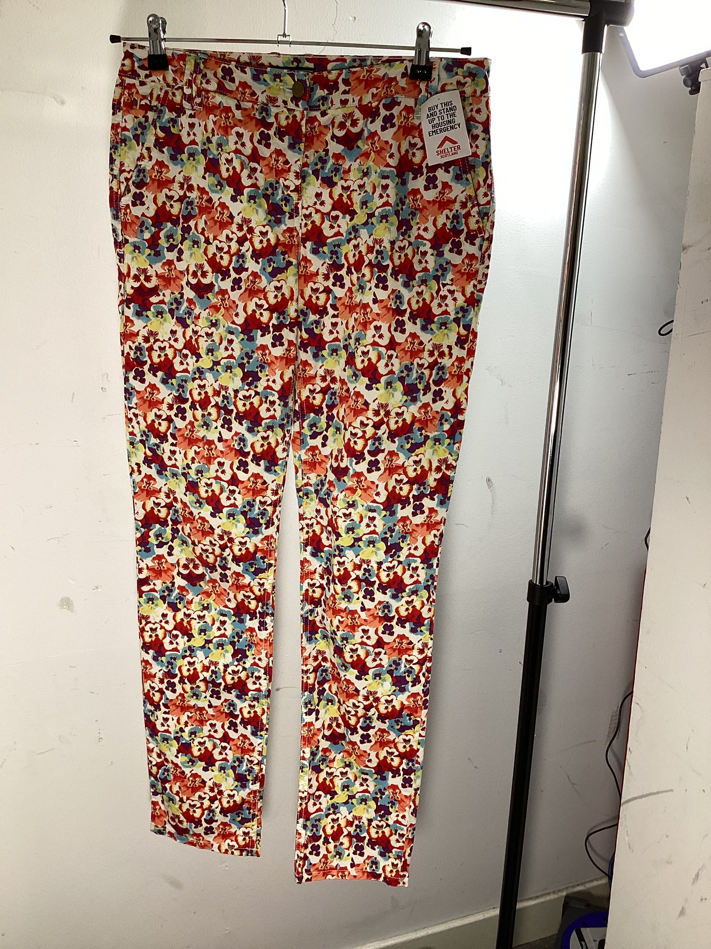 Tommy Hilfiger Floral Jeans Size 8