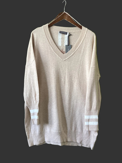 Mint Velvet Beige Tunic Knit Size M