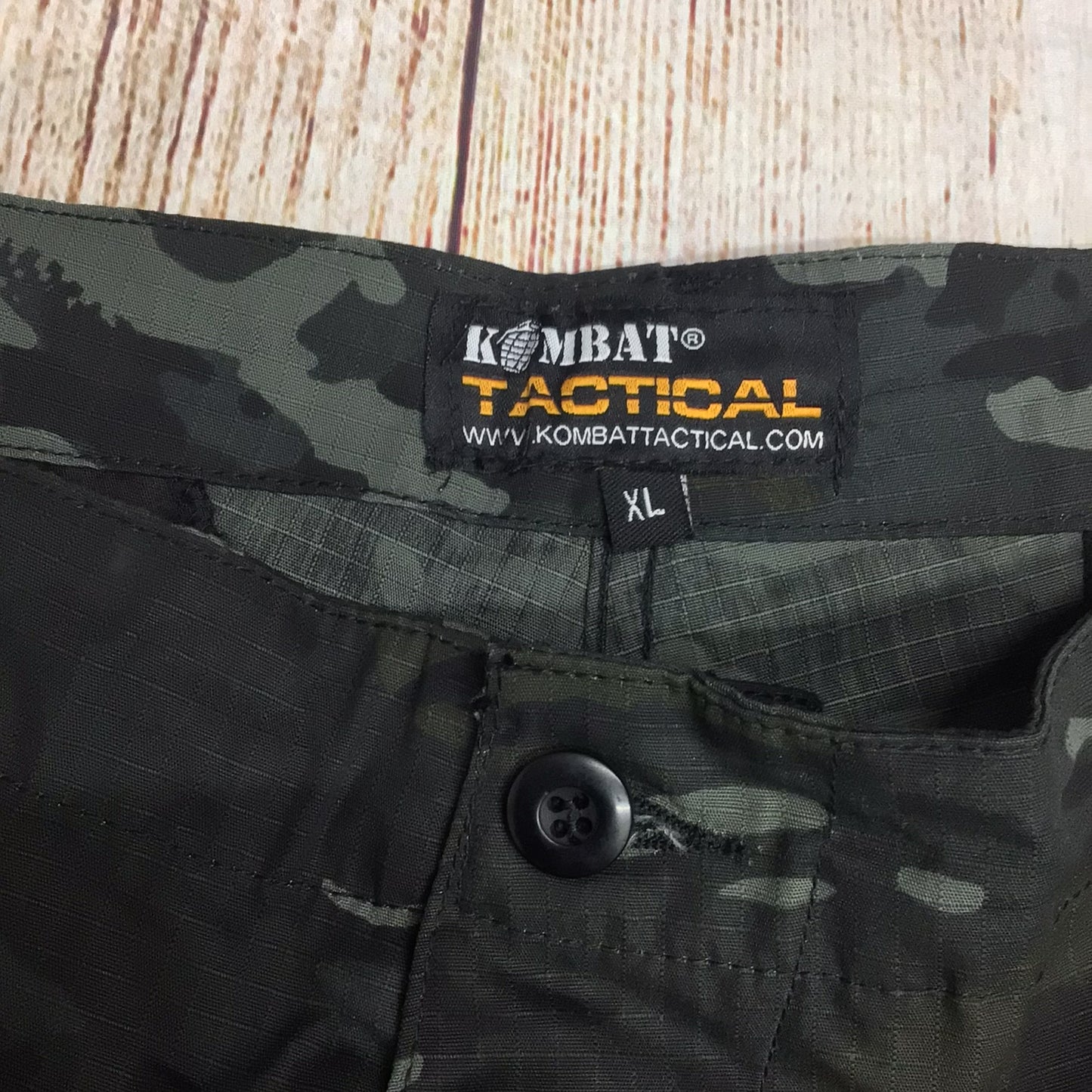 BNWT Kombat Tactical ACU Black Camo Shorts Size XL