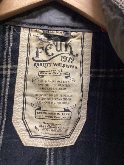 Original FCUK Workwear Jacket in Green Size Large