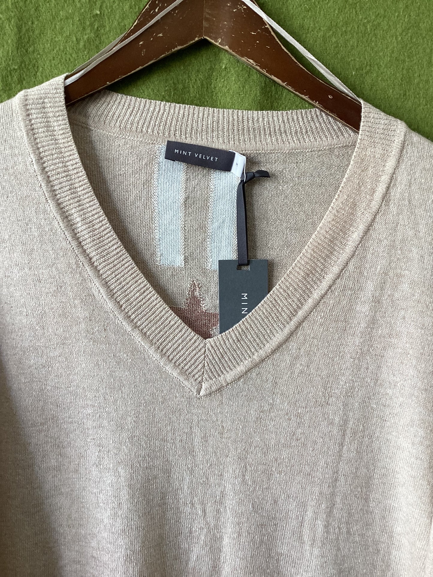 Mint Velvet Beige Tunic Knit Size M