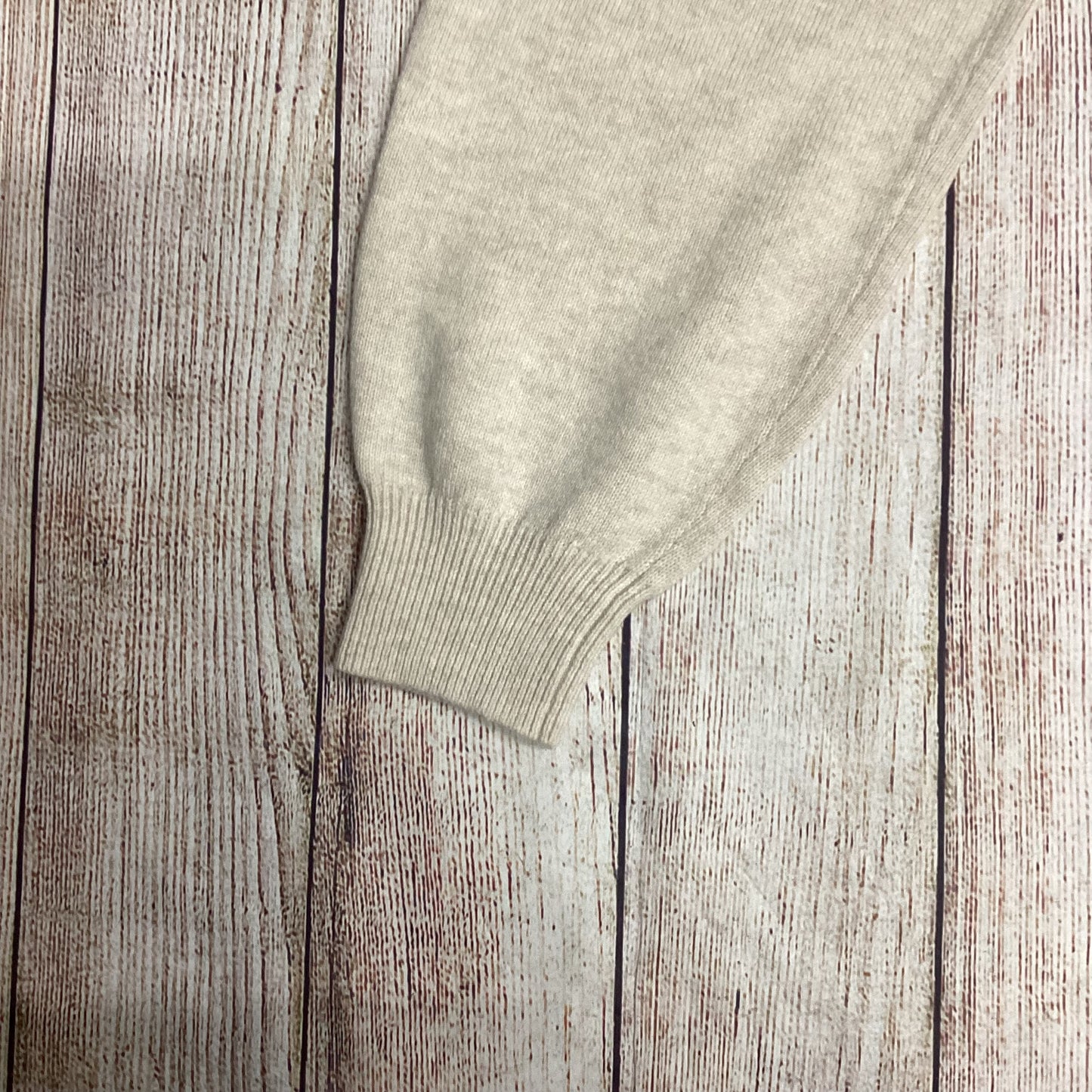 Theory Cream Wool Cashmere Relaxed Track Pants Size S