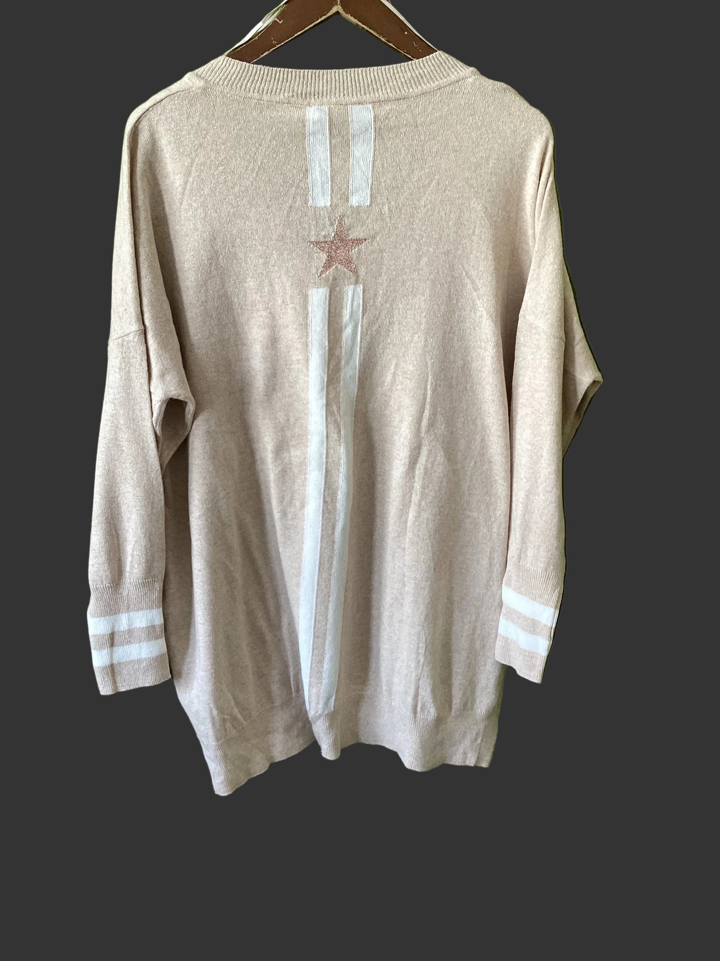 Mint Velvet Beige Tunic Knit Size M