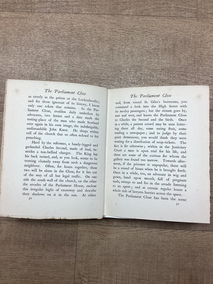 Edinburgh, Robert Louis Stevenson, Illustrated by James Heron (1915)