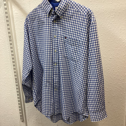 Tommy Hilfiger Shirt Blue/White Size M