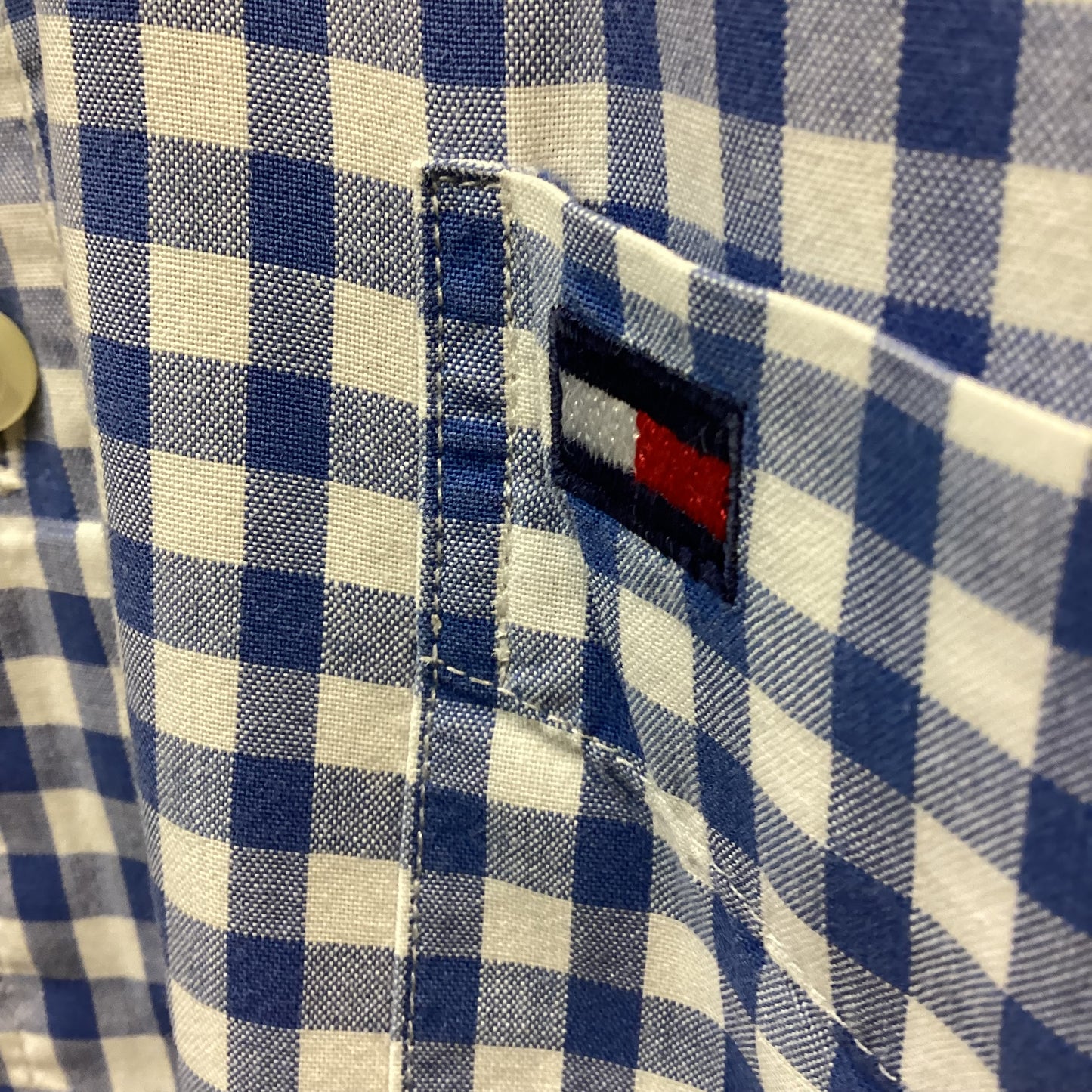 Tommy Hilfiger Shirt Blue/White Size M