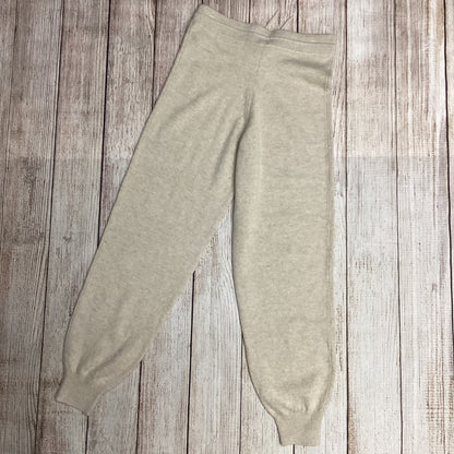 Theory Cream Wool Cashmere Relaxed Track Pants Size S