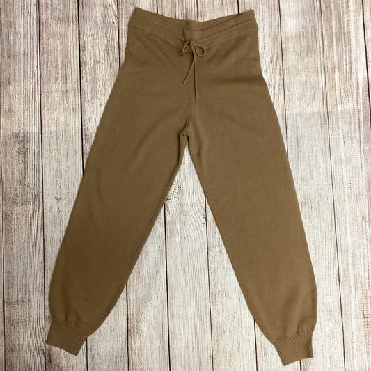 Theory Brown Wool Cashmere Relaxed Track Pants Size S