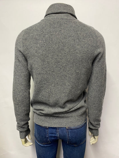 Country Road Grey Lambswool Jumper Small