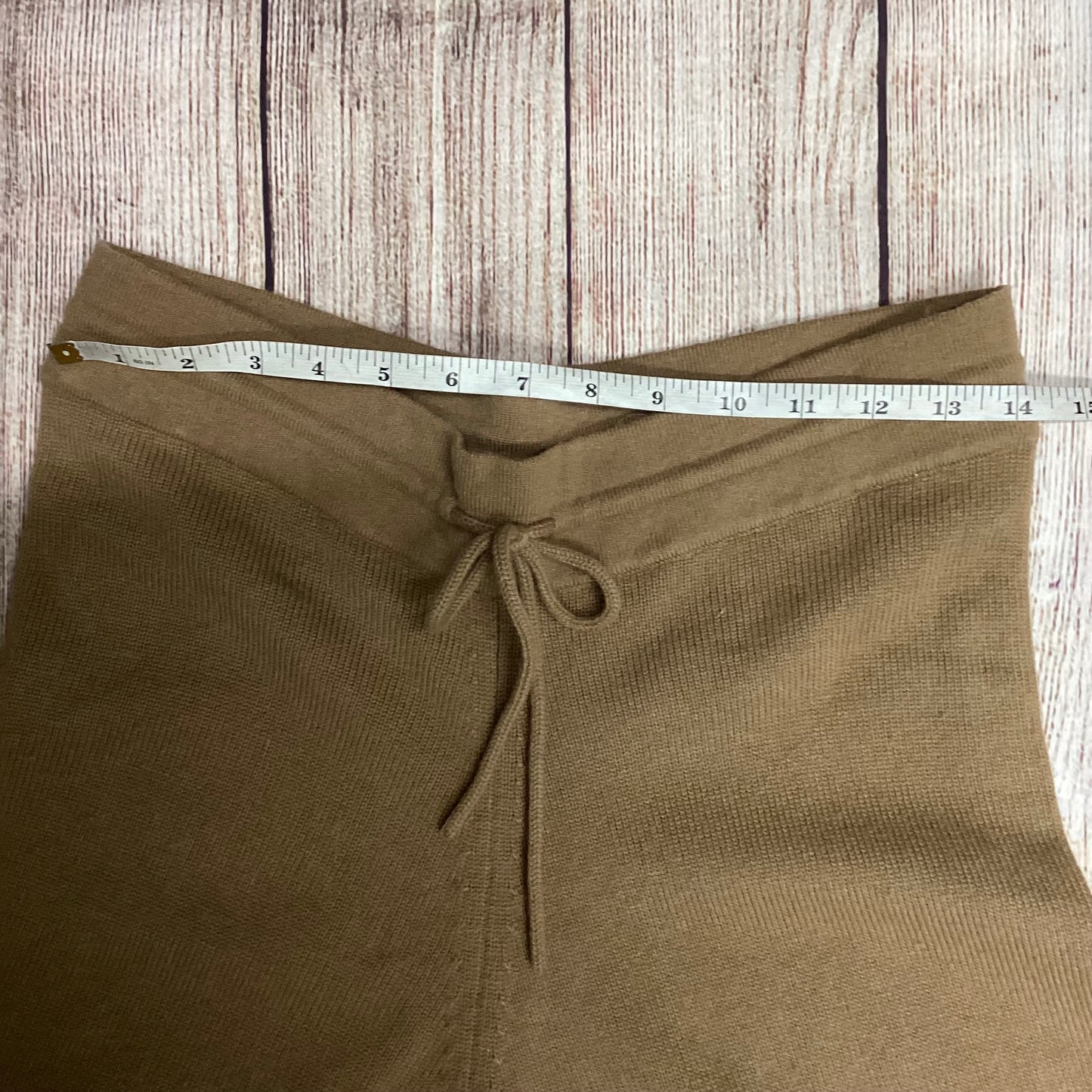 Theory Brown Wool Cashmere Relaxed Track Pants Size S