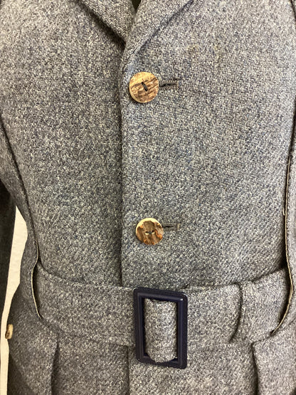Islay Woollen Mill Blue Tweed Hunting Jacket - Pure New Wool - 42 inch chest