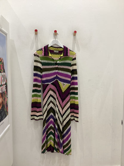 Sport Missoni Woolen Multicoloured Dress Size 44 (UK 12)